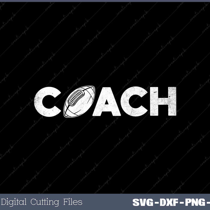 Football Coach American PNG SVG Cut files