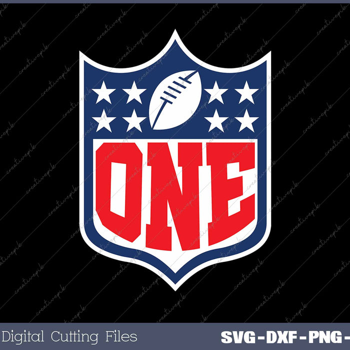 Football Family One Team Mascot SVG PNG Cutting Printable Files