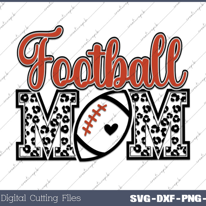 Football Mom Football Mama Sports Mom SVG PNG Printable Files