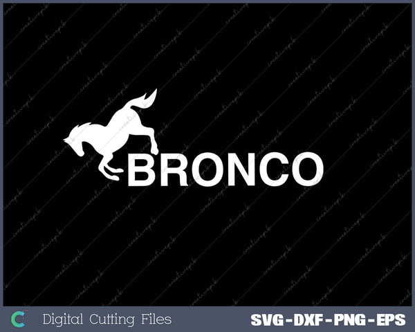 Ford Bronco New Logo Premium SVG PNG Cutting Printable Files