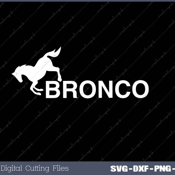 Ford Bronco New Logo Premium SVG PNG Cutting Printable Files