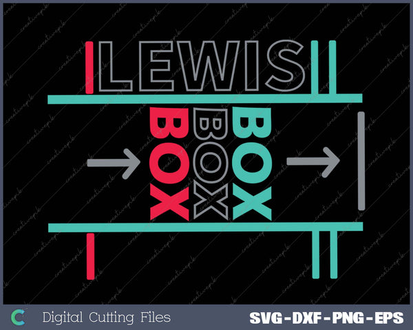 Formula Racing Lewis Box Box Box fan