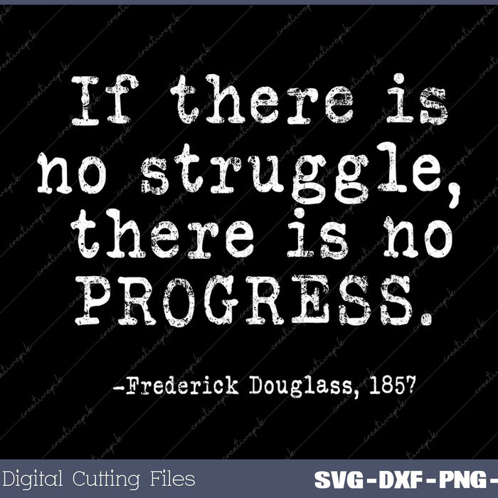 Frederick Douglass Inspirational Quote Black History Month 