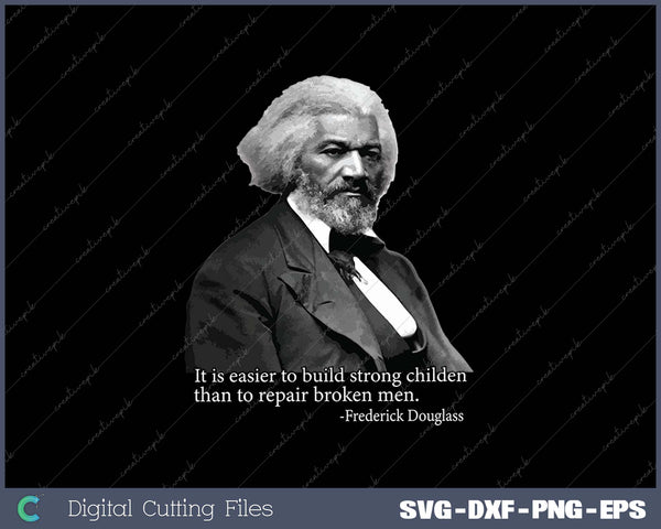 Frederick Douglass Inspirational Quote Black History Month 