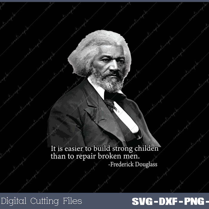 Frederick Douglass Inspirational Quote Black History Month 