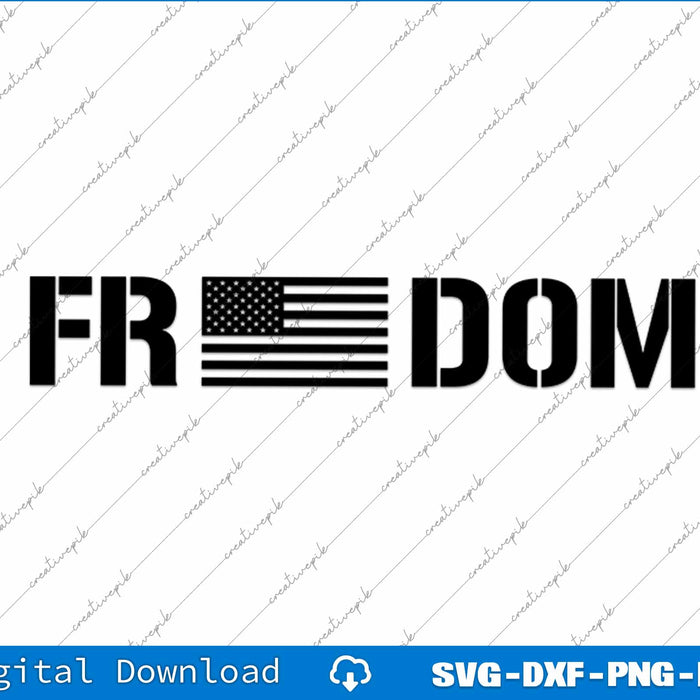 Freedom USA Flag 2nd Amendment Heat Press SVG PNG Cutting Files