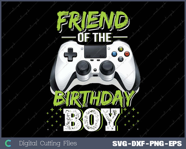 Friend of the Birthday Boy Matching Video Game Birthday Gift 