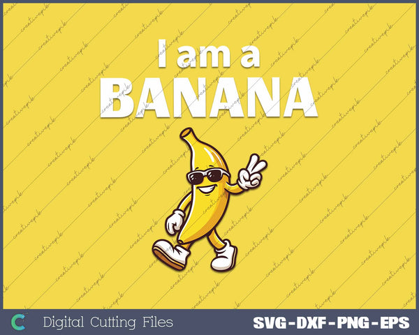 Funny Banana Fruit Halloween Costume I Am A Banana 