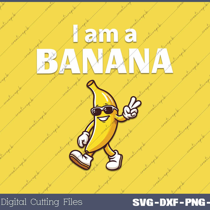 Funny Banana Fruit Halloween Costume I Am A Banana 