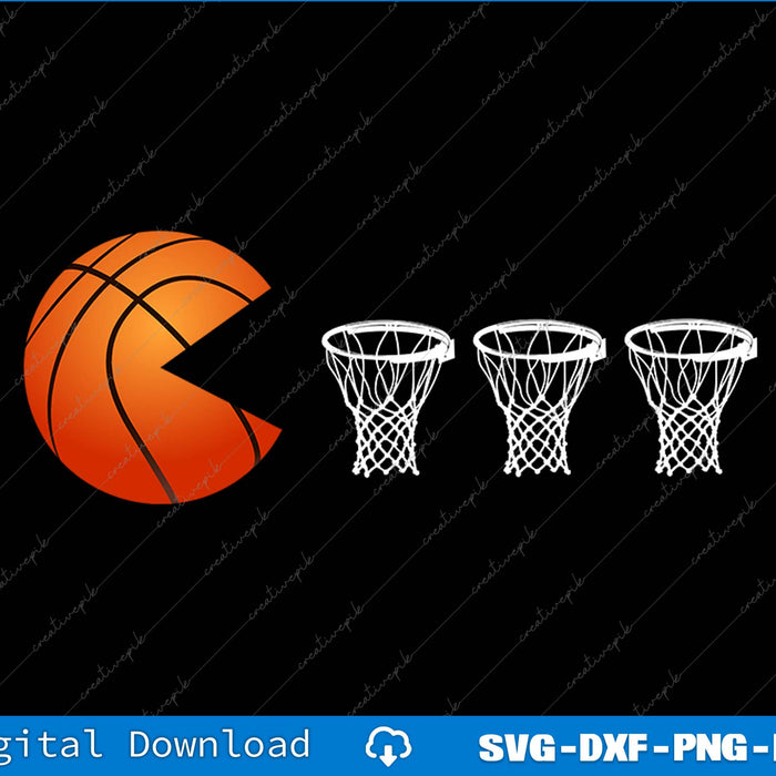 Funny Basketball Buckets SVG PNG Cutting Printable Files