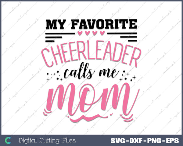 Funny Cheerleading Mom Cheer Mom SVG PNG Cutting Printable Files