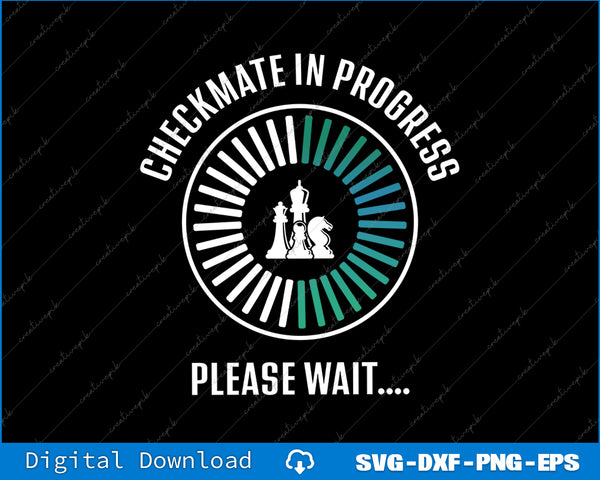 Funny Chess Player Board Game Chess SVG PNG Cutting Printable File