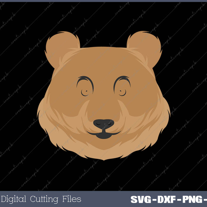 Funny Cute Bear Face Halloween Costume DIY Teddy Face