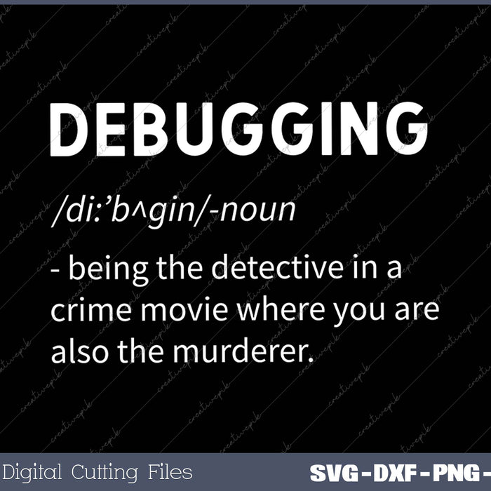 Funny Debugging Noun Developer Computer Science Nerd Gift 