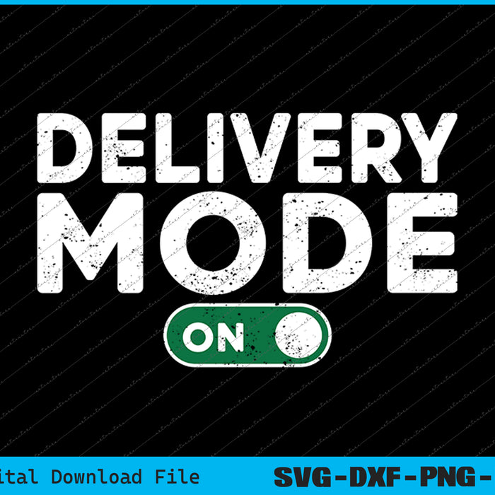 Funny Delivery Driver Costume Delivery Mode Courier SVG PNG Files