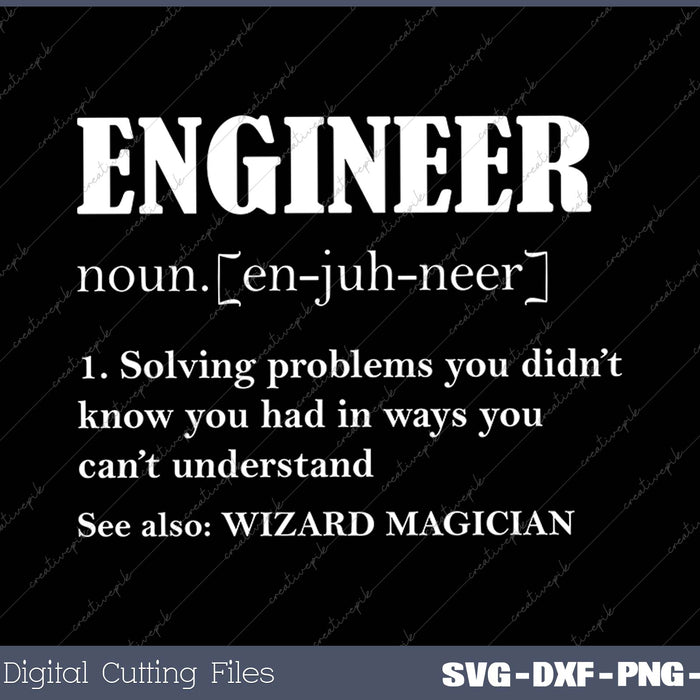 Funny Engineering Shirt For Men ENGINEER DEFINITION