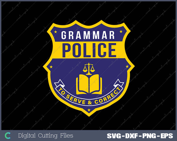 Funny English Grammar Literary Tee SVG PNG Cutting Printable Files