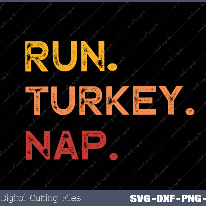 Funny Fall Sayings Thanksgiving Trot Run Turkey SVG PNG Cutting Printable Files