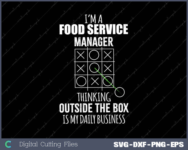 Funny Food Service Manager