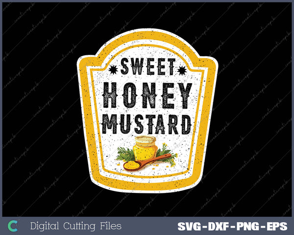 Funny Group Halloween Costume Sweet Honey Mustard Condiment