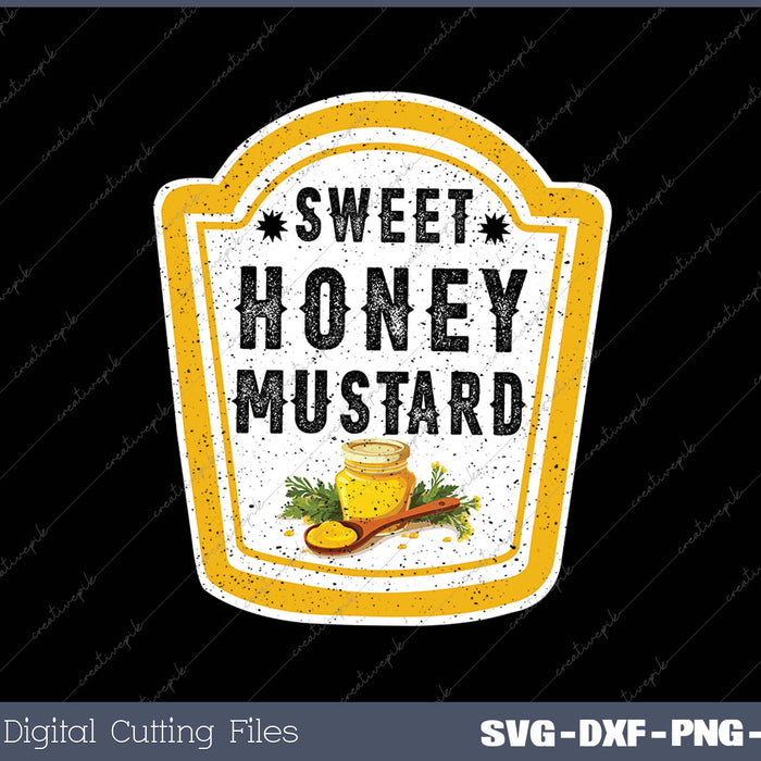 Funny Group Halloween Costume Sweet Honey Mustard Condiment