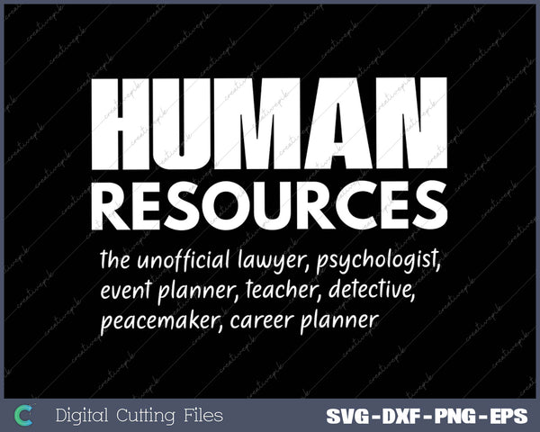 Funny Human Resources Gifts Funny Gift for HR Definition 