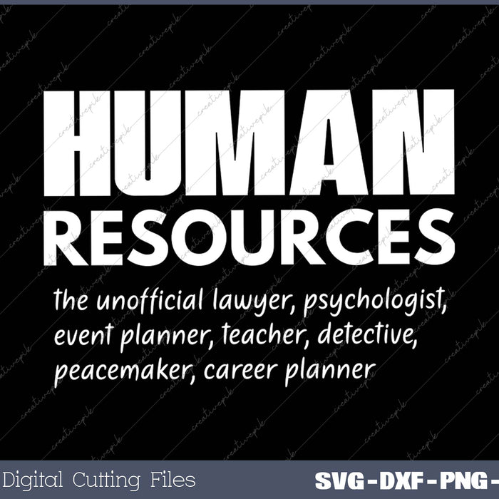 Funny Human Resources Gifts Funny Gift for HR Definition 