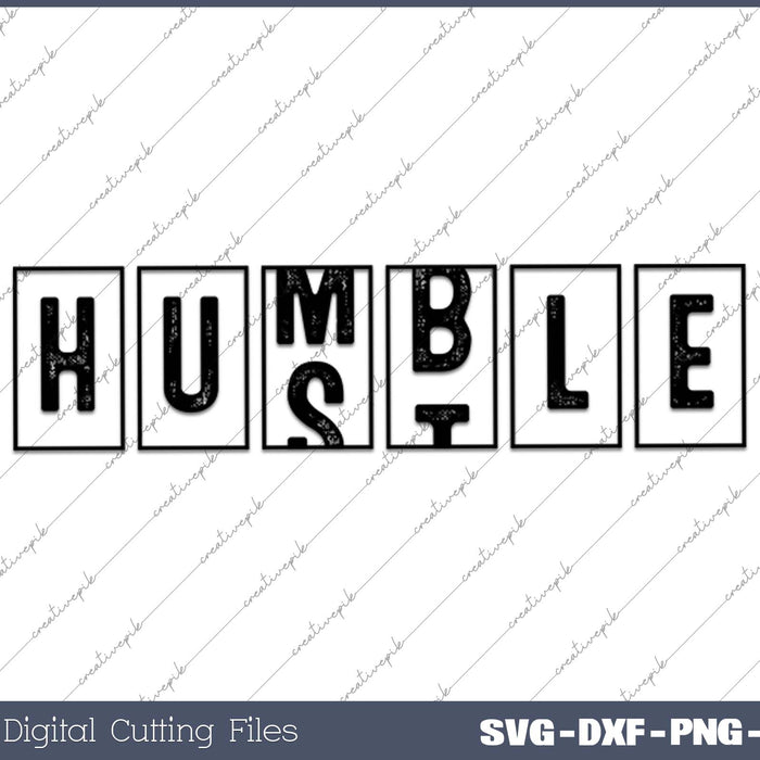 Funny Hustle Gift For Men And Women Cool Humble Odometer SVG PNG Cutting Printable Files