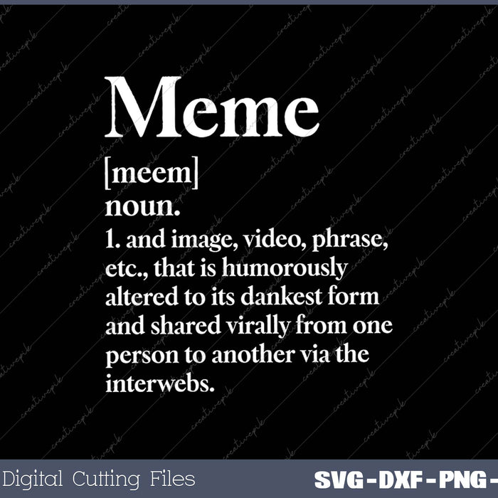 Funny Meme With Dank Dictionary Definition Meme