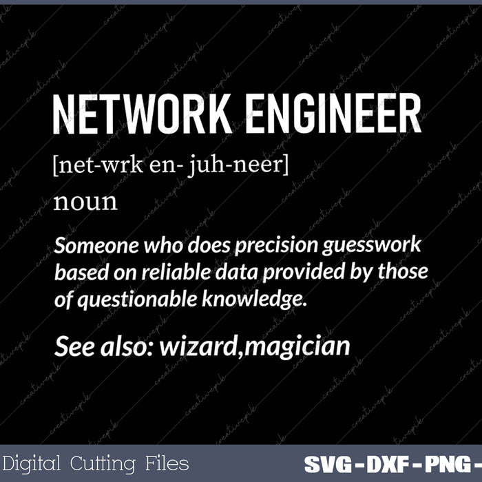 Funny Network Engineering Network Engineer Definition