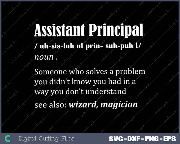 Funny Noun Assistant Principal Definition