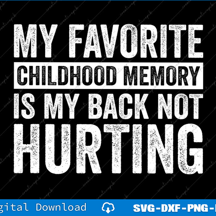 Funny Old Man Old Woman Birthday My Back Not Hurting Svg Png Cutting File