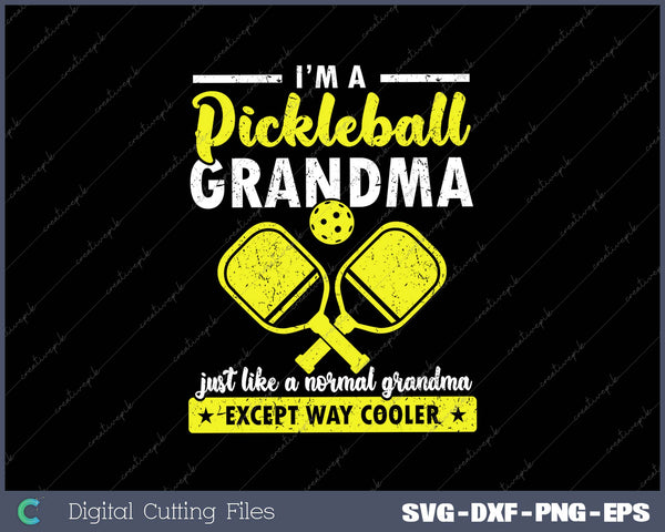 Funny Pickleball Grandma Pickleball Player 