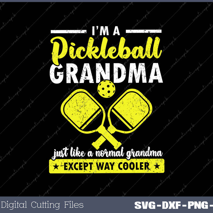 Funny Pickleball Grandma Pickleball Player 