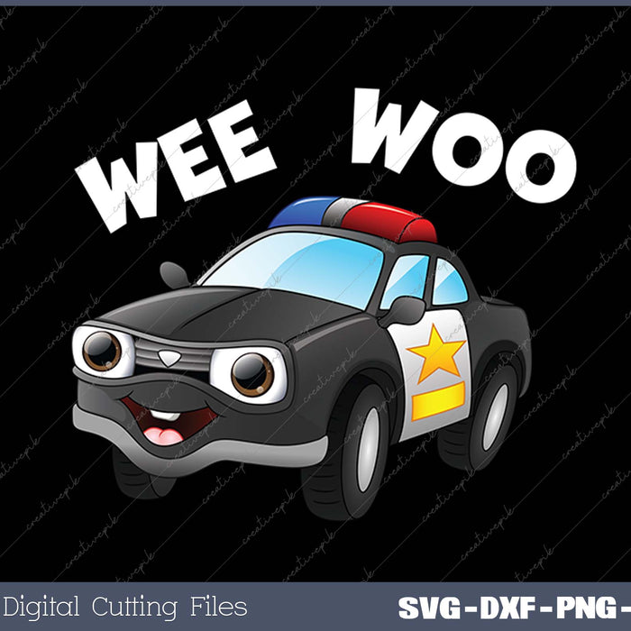 Funny Police Officer Art For Men Women Kids Boys Cop Police SVG PNG Cutting Printable Files