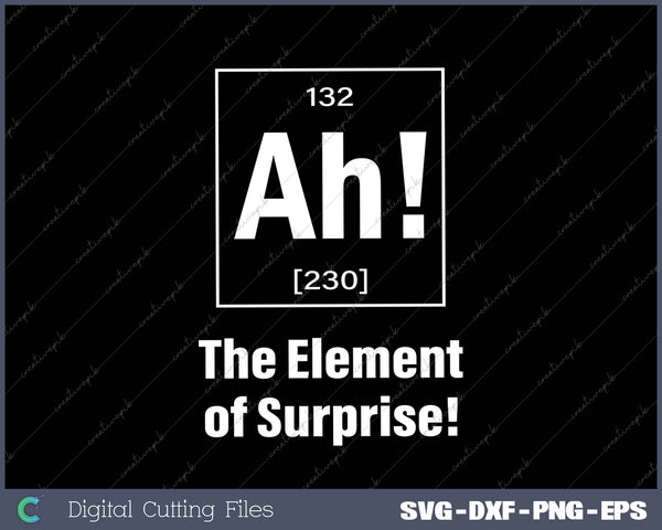 Funny Science Ah The Element of Surprise Science