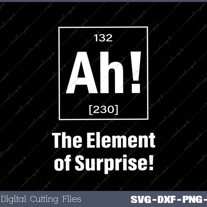 Funny Science Ah The Element of Surprise Science