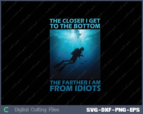 Funny Scuba Diving Themed Art For Men Women Scuba Diving 