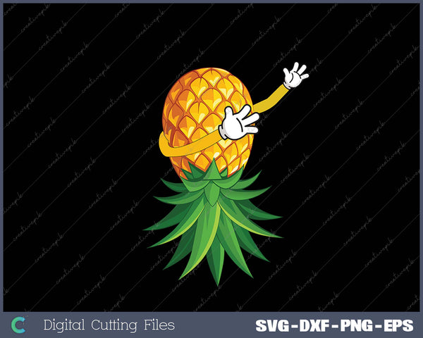 Funny Swinger Upside Down Dabbing Pineapple for Women Men