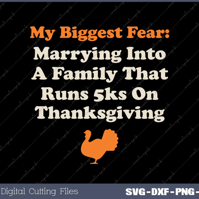 Funny Thanksgiving Running Turkey Trot Marrying Into Family 