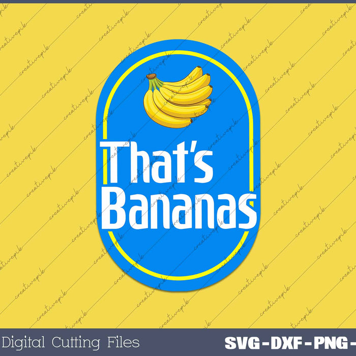 Funny That's Bananas Halloween Costume 