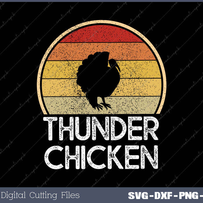 Funny Thunder Chicken Turkey Fowl Hunting 