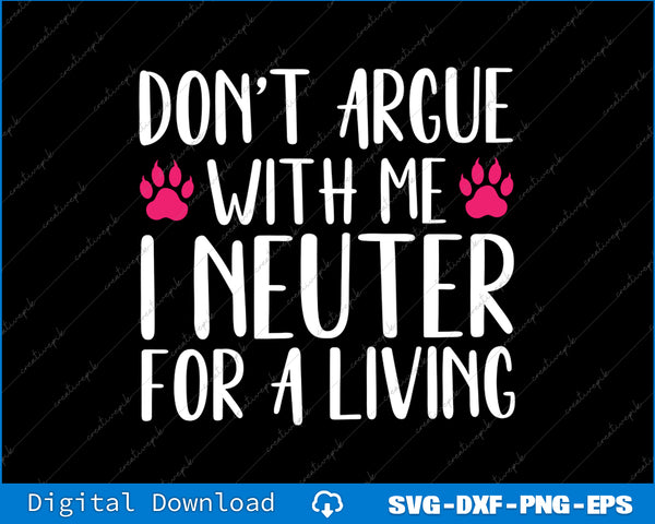 Text graphic with paw prints and humorous message on a black background
