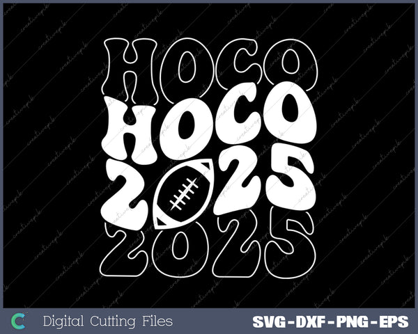 Funny Vintage Hoco 2025 SVG PNG Cutting Printable Files