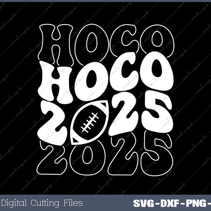 Funny Vintage Hoco 2025 SVG PNG Cutting Printable Files