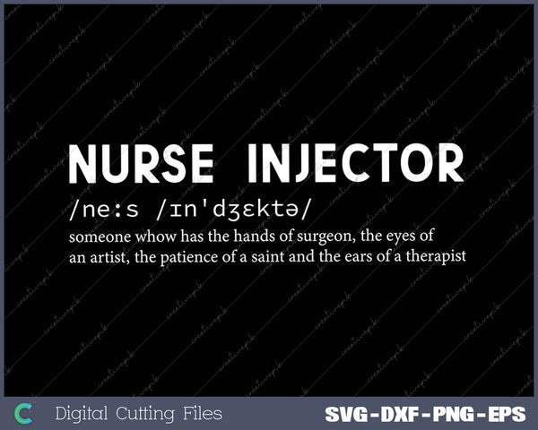 Funny Word Definition Aesthetic Nurse Injector