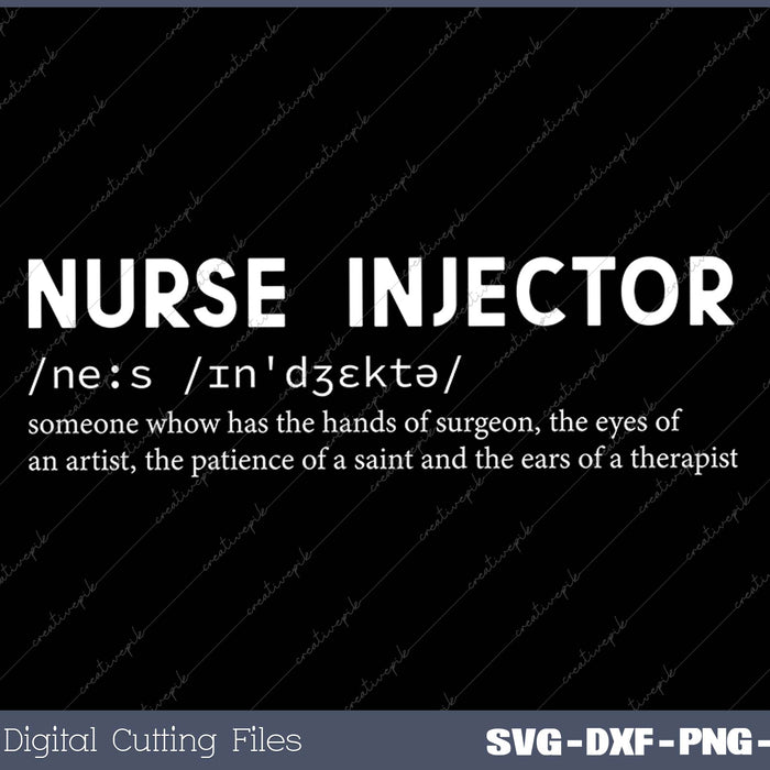 Funny Word Definition Aesthetic Nurse Injector