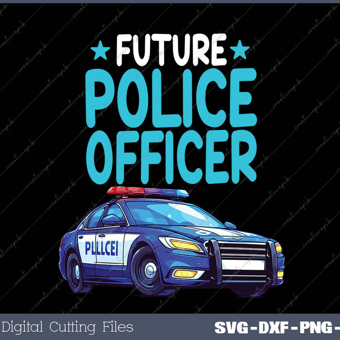 Future Police Officer Policeman Cop Boys Kids Toddler