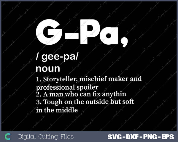 G-Pa Definition Father's Day Gift 