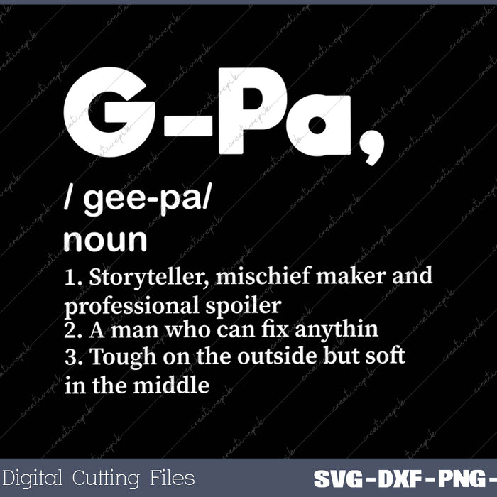 G-Pa Definition Father's Day Gift 